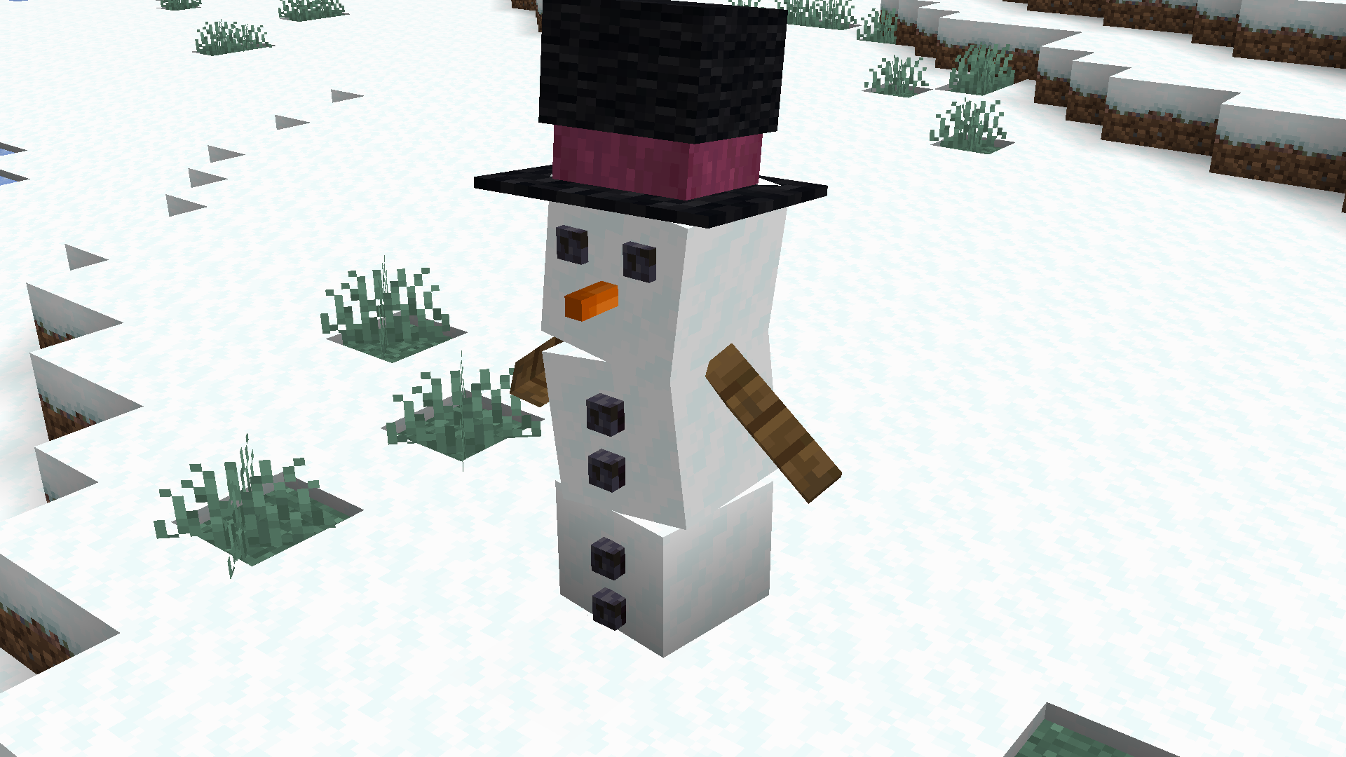 Detailed snowman